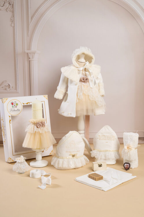 Set Cozette + Palton Anne ivoire + Trusou + Lumânare