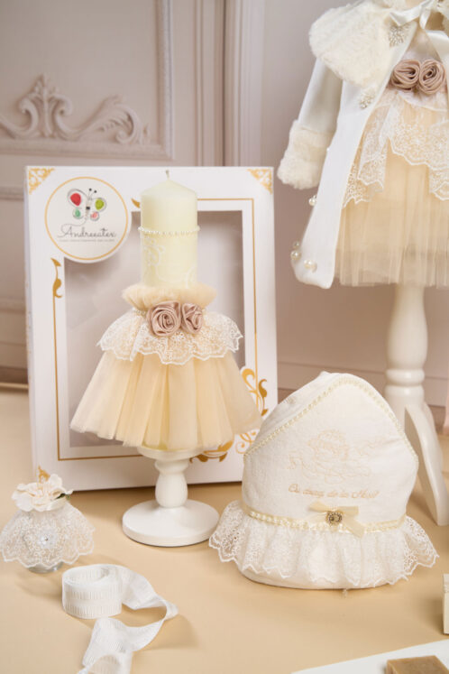 Set Cozette + Palton Anne ivoire + Trusou + Lumânare - imagine 4