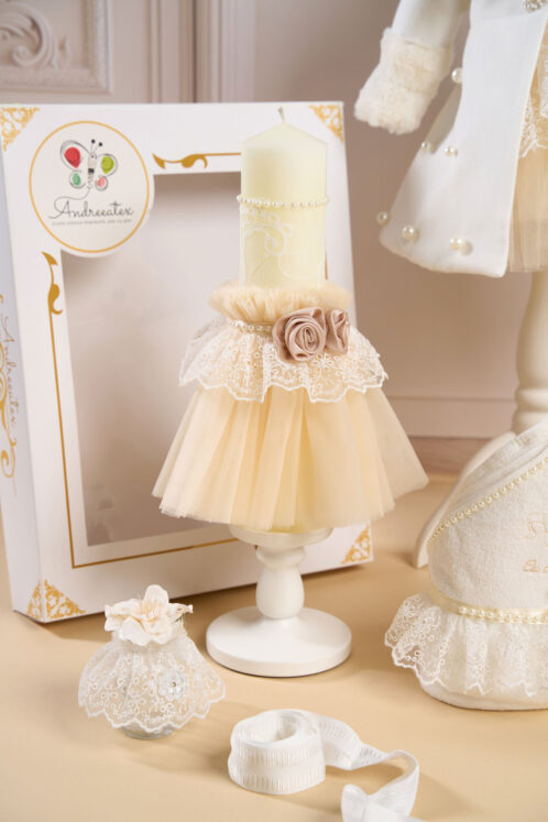Set Cozette + Palton Anne ivoire + Trusou + Lumânare - imagine 3