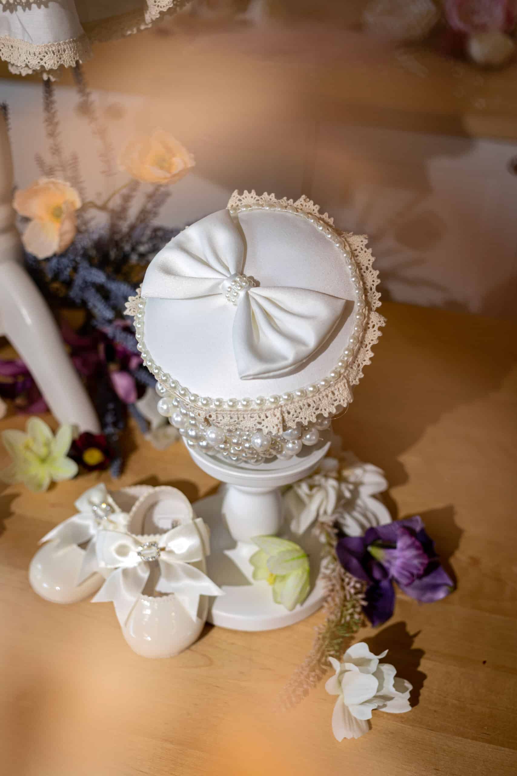 Set Capă+ Rochiță Emily ivoire 7 Set Capă+ Rochiță Emily ivoire - imagine 7