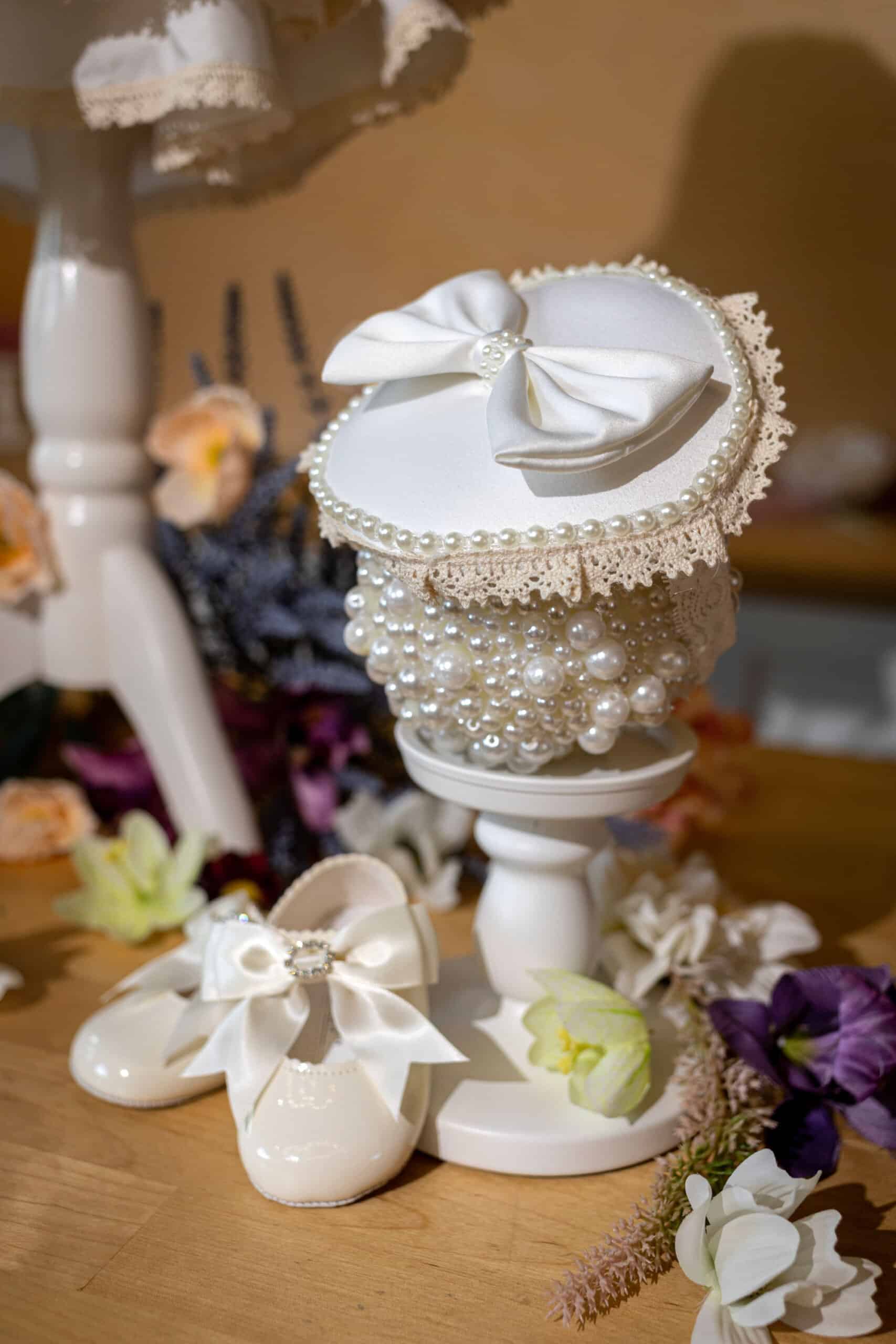 Set Capă+ Rochiță Emily ivoire 5 Set Capă+ Rochiță Emily ivoire - imagine 5