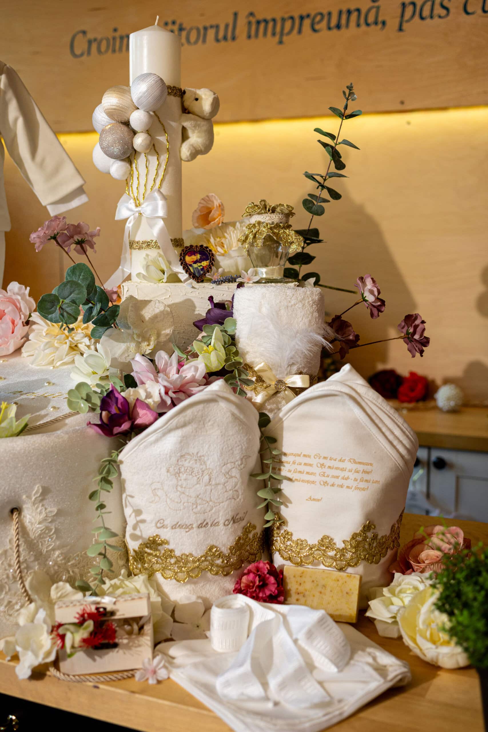 Set complet botez (trusou) - Ralph - ivoire 3 Set complet botez (trusou) - Ralph - ivoire - imagine 3