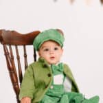 Costum De Botez Baieti Verde