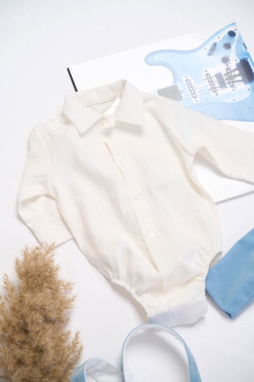 Costum Anghel - bleu - imagine 6