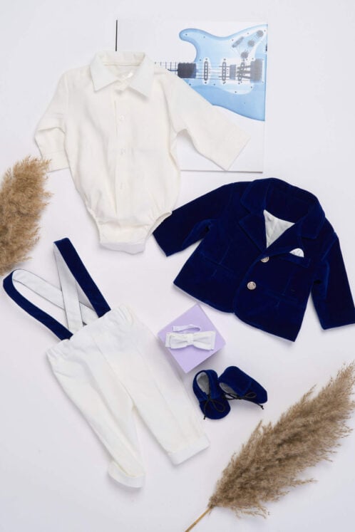Costum Anghel - bleumarin - imagine 2
