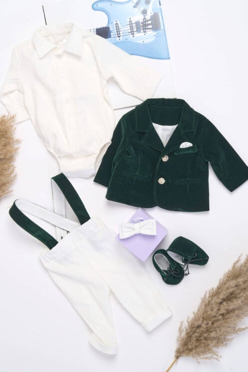 Costum Anghel - verde - imagine 2