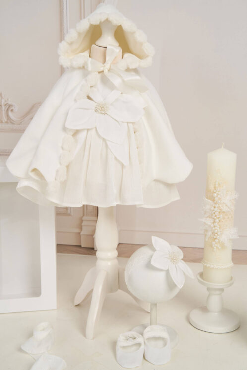 Set Fleur ivoire + Capă Floare + Trusou + Lumânare - imagine 3