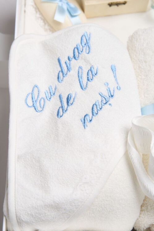Trusou PureBebe botez - bleu - imagine 4