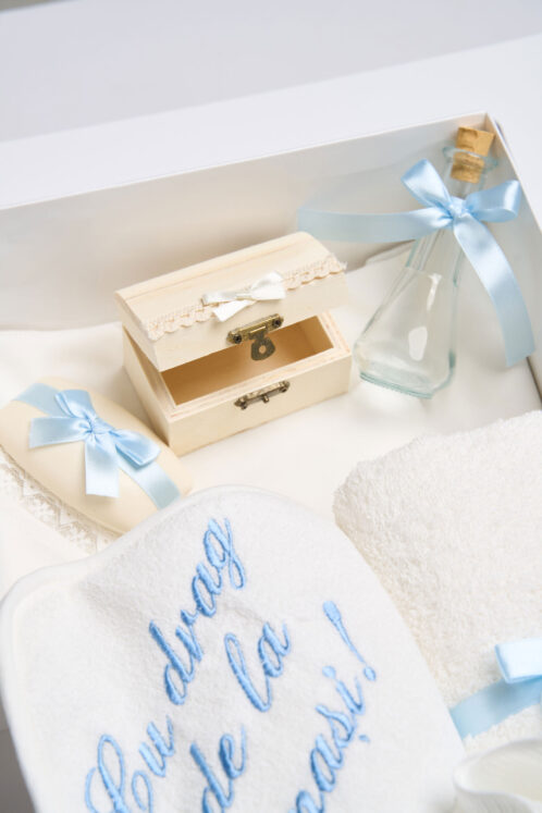 Trusou PureBebe botez - bleu - imagine 3