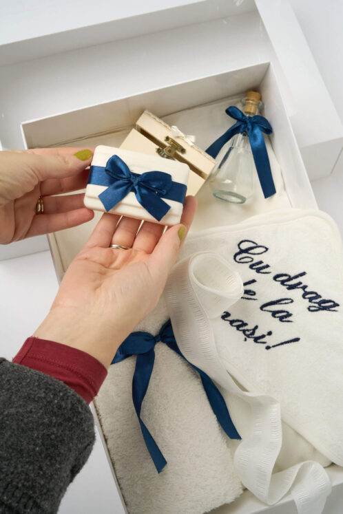 Trusou PureBebe botez - bleumarin - imagine 2