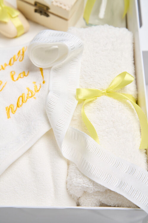 Trusou PureBebe botez - galben - imagine 4