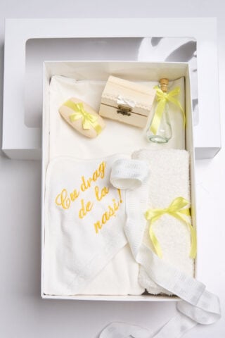 Trusou PureBebe botez - galben