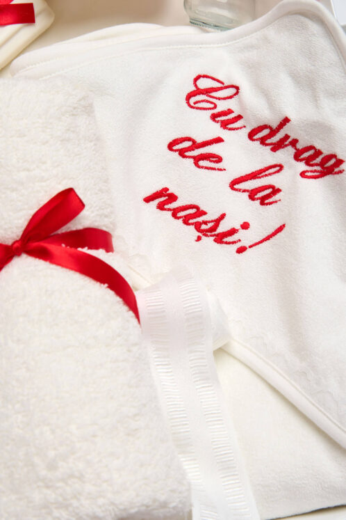 Trusou PureBebe botez - roșu - imagine 5