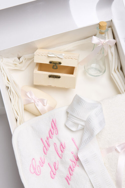 Trusou PureBebe botez - roz - imagine 2
