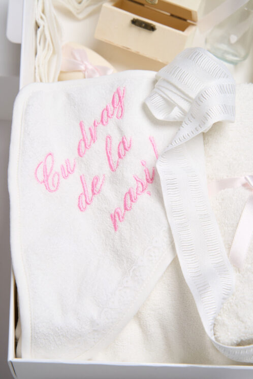 Trusou PureBebe botez - roz - imagine 5