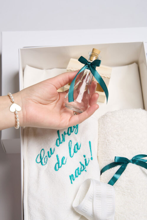 Trusou PureBebe botez - turcoaz - imagine 3