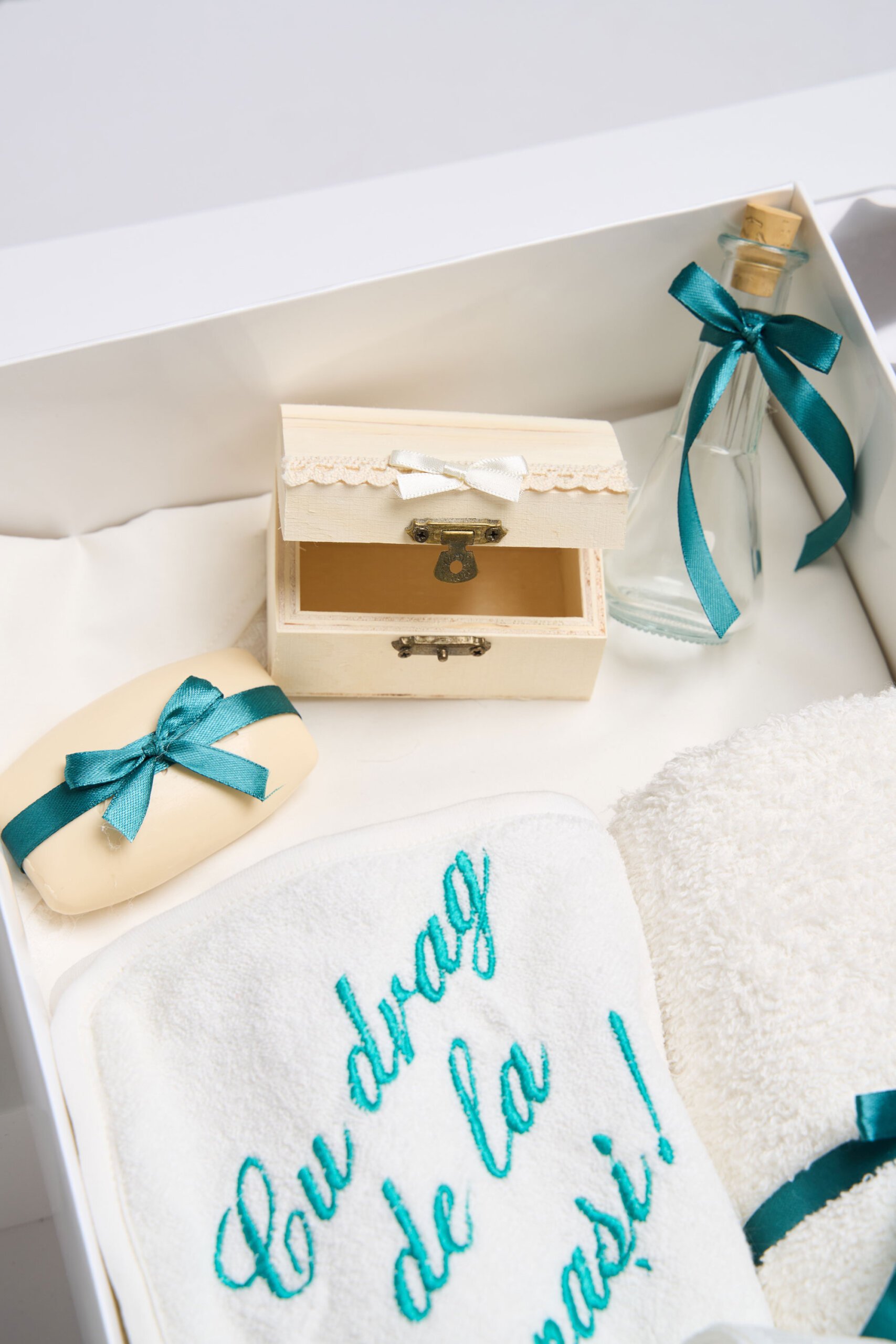 Trusou PureBebe botez - turcoaz