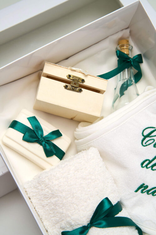 Trusou PureBebe botez - verde - imagine 3