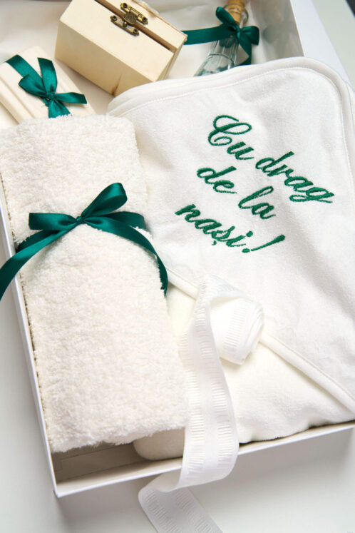Trusou PureBebe botez - verde - imagine 2