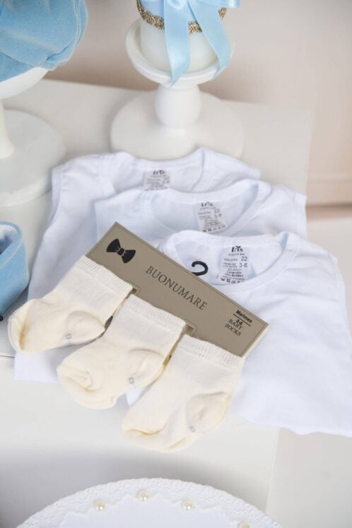 Set complet botez (trusou) - Anghel - bleu - imagine 6