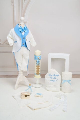 Set Enzo Bleu + Trusou + Lumânare