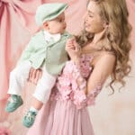 Costum Romeo - dungi - mint