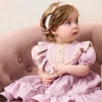 Rochiță Ludmila - roz-vintage