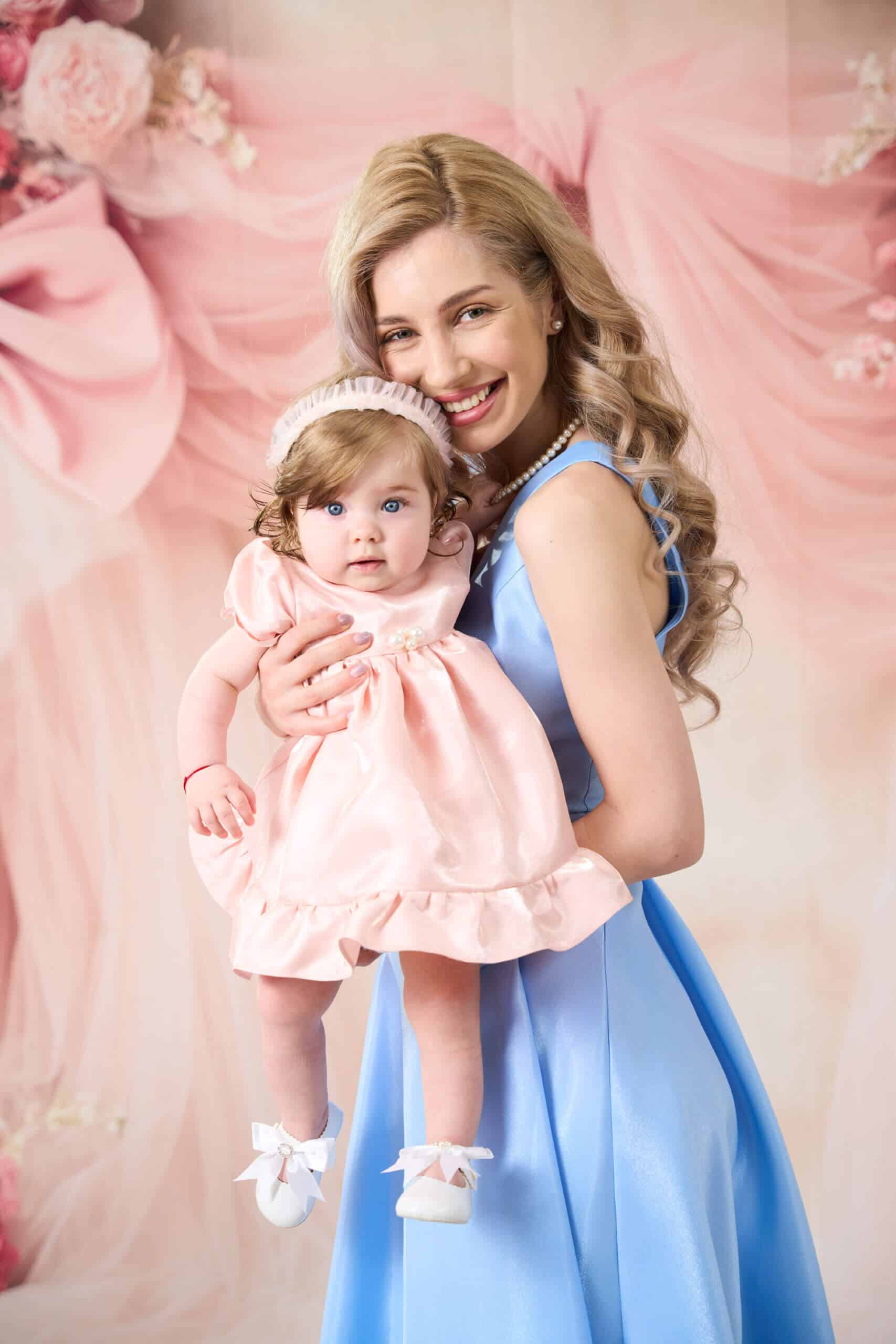 Rochiță Perla - somon 5 Rochiță Perla - somon - imagine 5