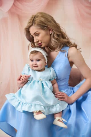 Rochiță Perla - bleu