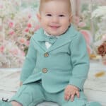 Costum Gruia - gri mentă