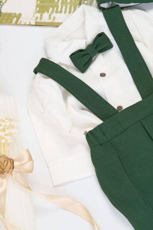 Costum Gruia - verde - imagine 7