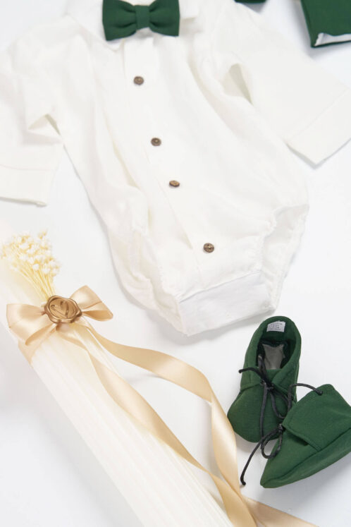 Costum Gruia - verde - imagine 8