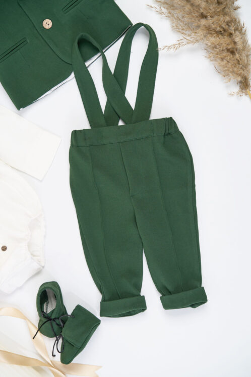 Costum Gruia - verde - imagine 6