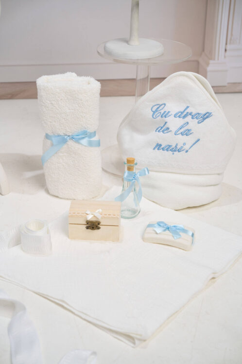 Set Romeo bleu + Trusou + Lumânare - imagine 2