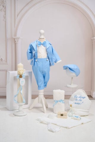 Set Romeo dungi bleu + Trusou + Lumânare