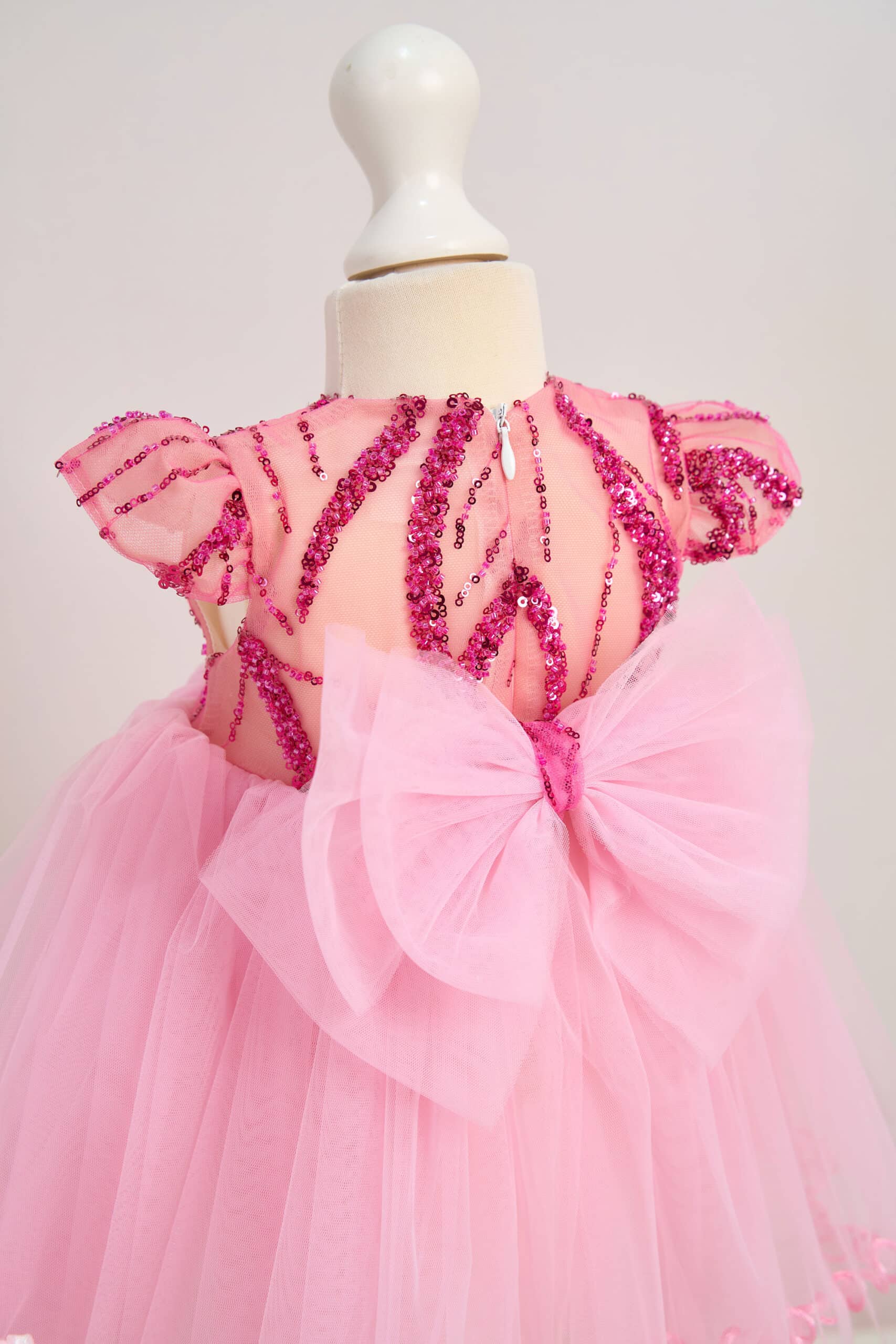 Rochiță Arabella - Cotton Candy - roz 2 Rochiță Arabella - Cotton Candy - roz - imagine 2