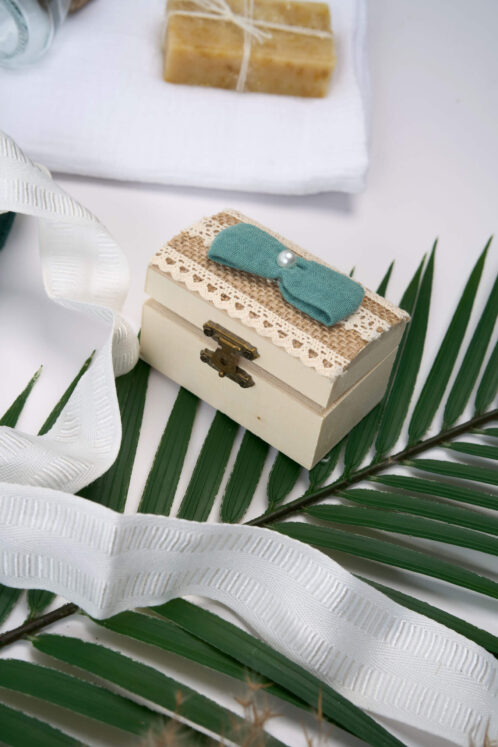 Trusou Muselină botez - mint - imagine 4