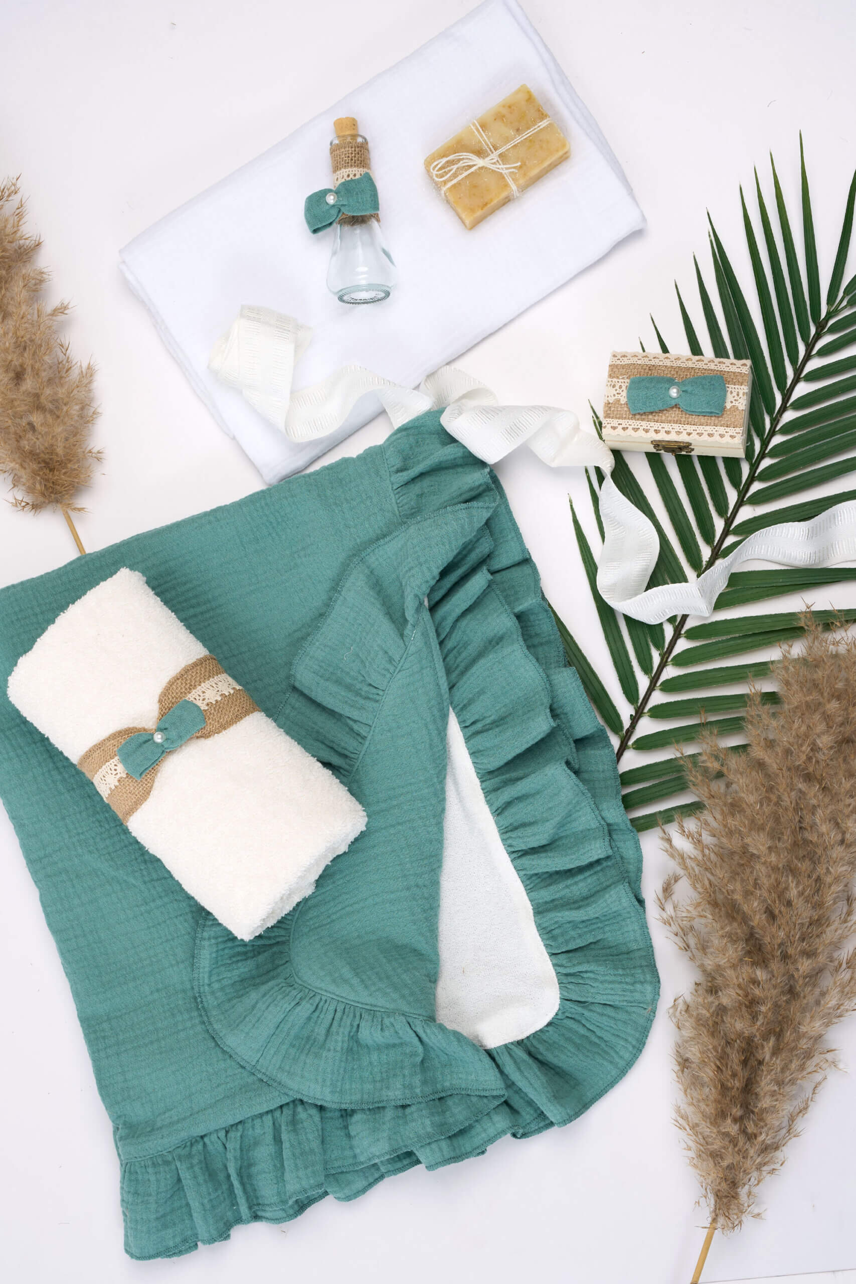 Trusou Muselină botez - mint