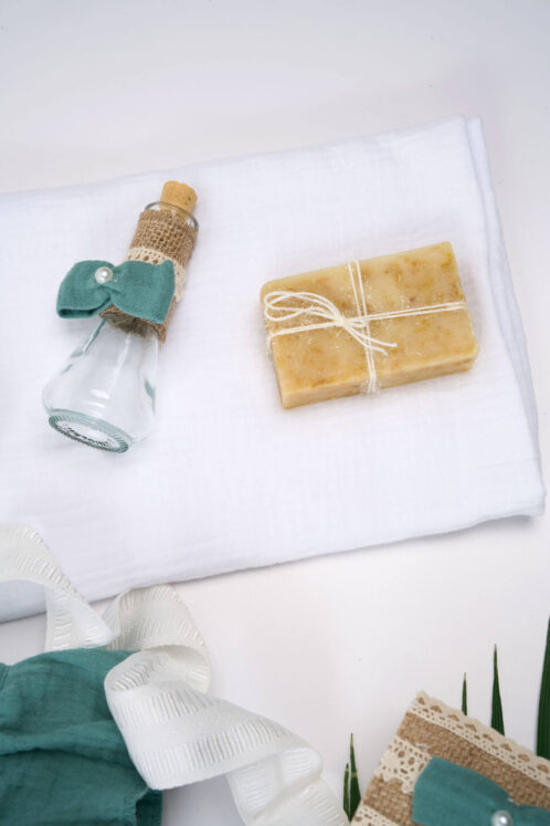 Trusou Muselină botez - mint - imagine 5