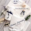 Trusou De Botez Personalizat Bleumarin Nou