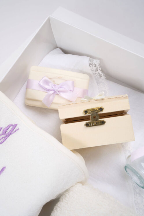 Trusou PureBebe botez - lila - imagine 6