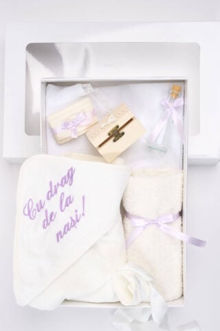 Trusou PureBebe botez - lila
