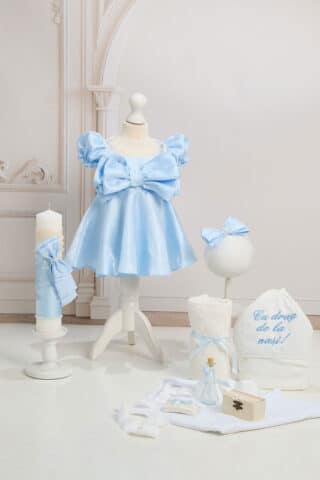 Set Monroe Bleu + Trusou + Lumânare