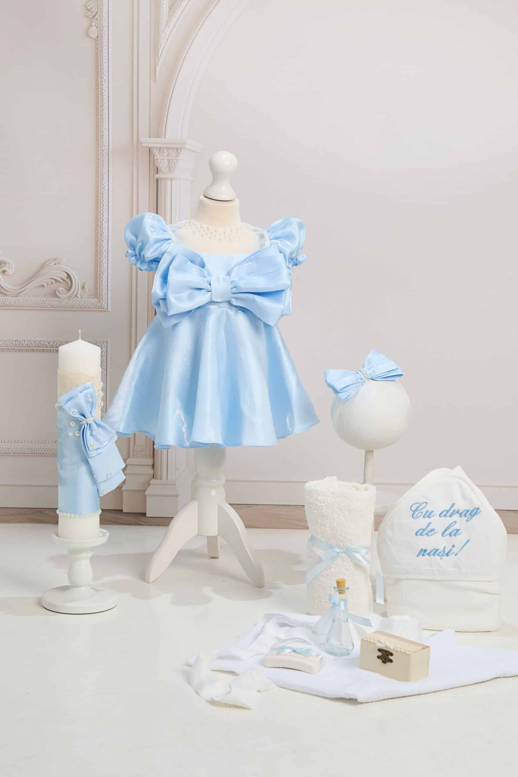 Set Monroe Bleu + Trusou + Lumânare 1 Set Monroe Bleu + Trusou + Lumânare