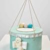 Cufar De Botez Cu Baloane Cu Personalizare Cu Baloane Mint