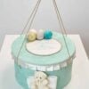 Cufar De Botez Cu Baloane Cu Personalizare Cu Baloane Mint