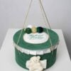 Cufar De Botez Cu Baloane Cu Personalizare Cu Baloane Verde