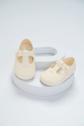 Pantofi botez B 080 - ivoire