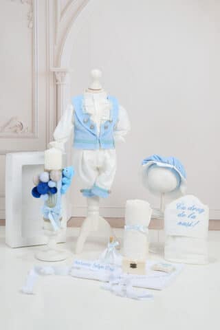 Set Micul Marchiz Bleu + Trusou + Lumânare