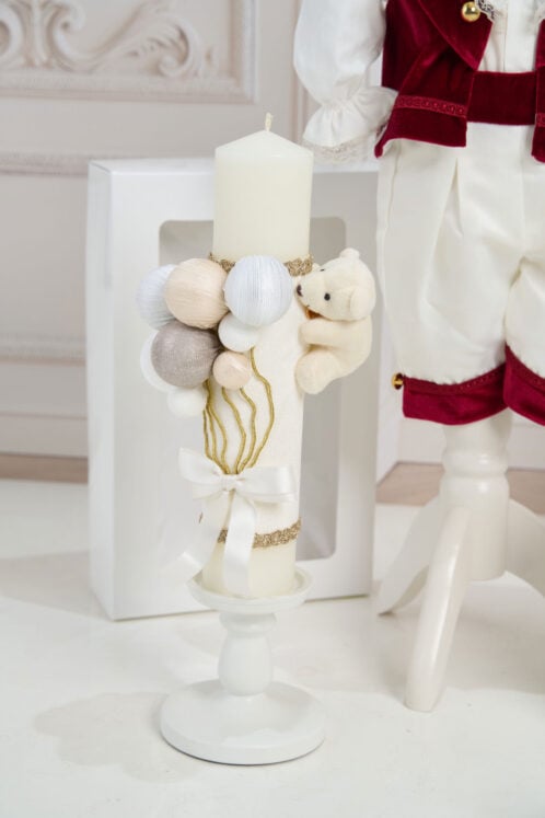 Set Micul Marchiz Burgundy + Trusou + Lumânare - imagine 2